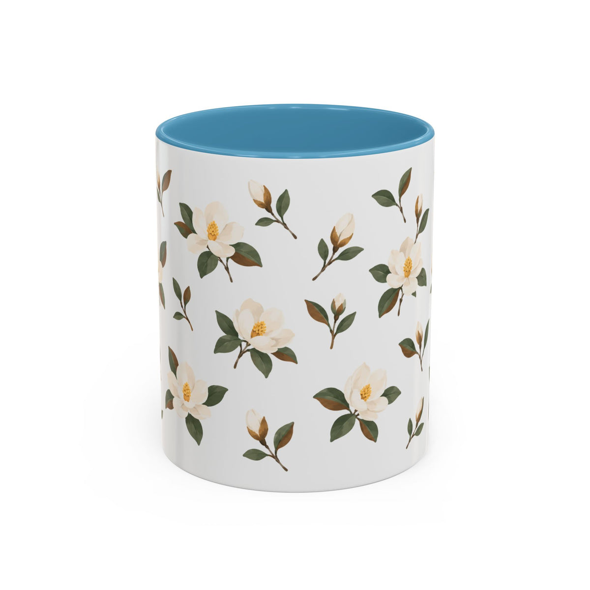 Mississippi Magnolia Mug, State Flower Floral Coffee Cup, 11oz Botanical Gift