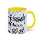 Great White North Coffee Mug | Canadian Pride Gift | Accent Color Ceramic 11oz 15oz