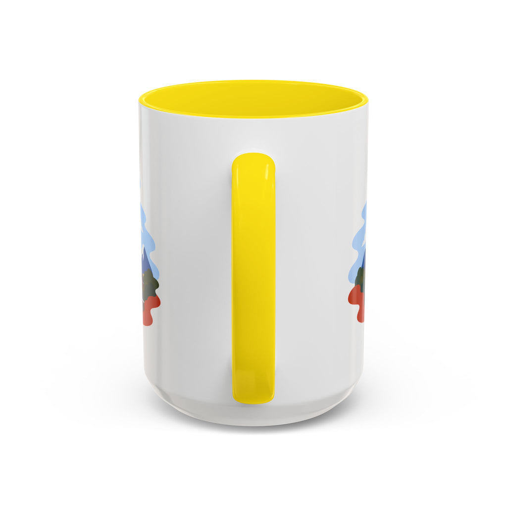 Lofoten Islands Coffee Mug | Travel Destination Souvenir Gift | Accent Color Ceramic 11oz 15oz