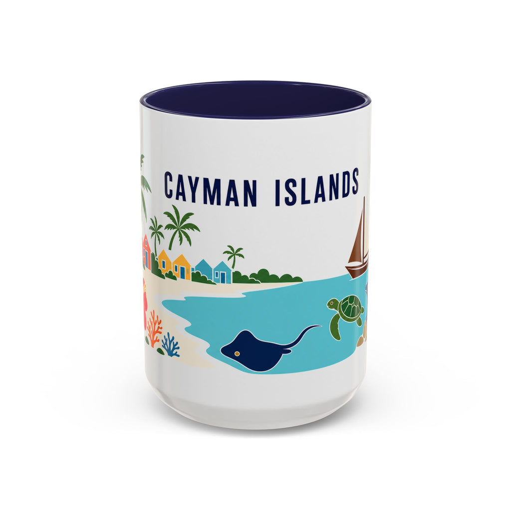 Cayman Islands Coffee Mug | Travel Souvenir Accent Mug | Country Gift Ceramic Cup 11oz 15oz
