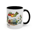 Sacramento Illustrated Travel Mug | City Souvenir Accent Coffee Mug | 11oz 15oz Ceramic Cup