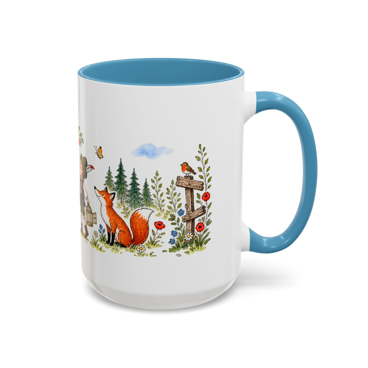 The Golden Bird Mug | Storybook Fairy Tale Accent Coffee Mug | EveryLegend