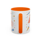 New Year Confetti Mug | Party Popper Watercolor Celebration Gift | Accent Cup 11oz 15oz