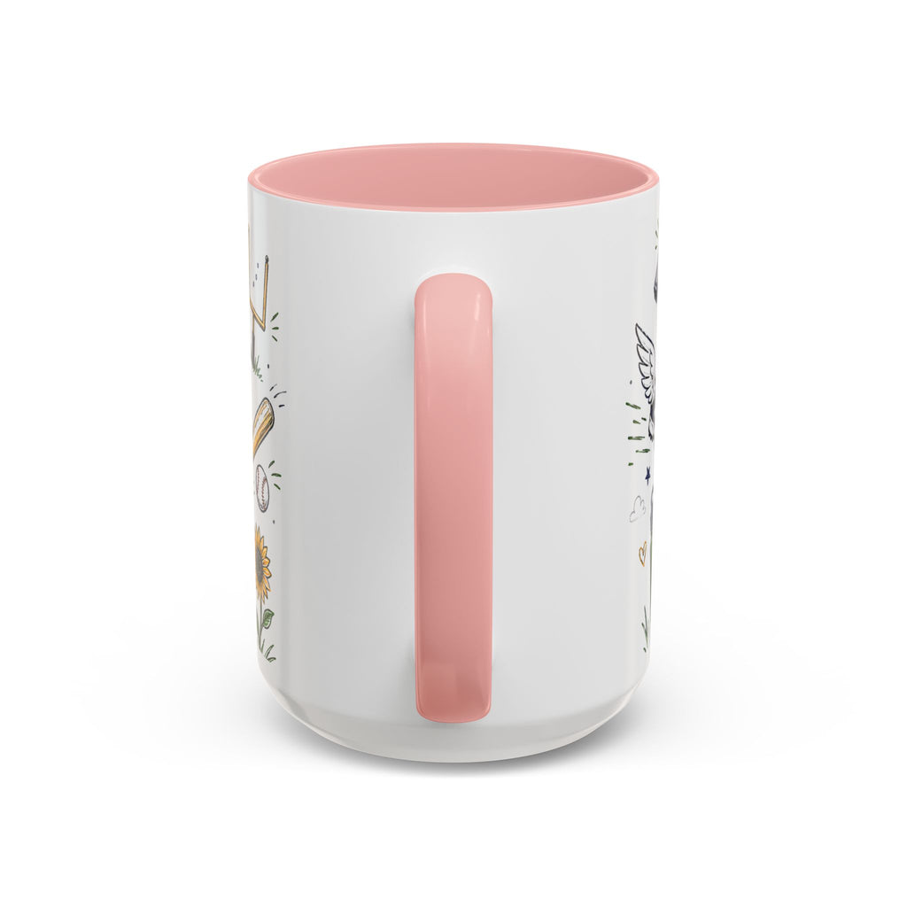 Coach Best Dad On The Field Coffee Mug | Father's Day Gift for Dad | Accent Color Ceramic 11oz 15oz