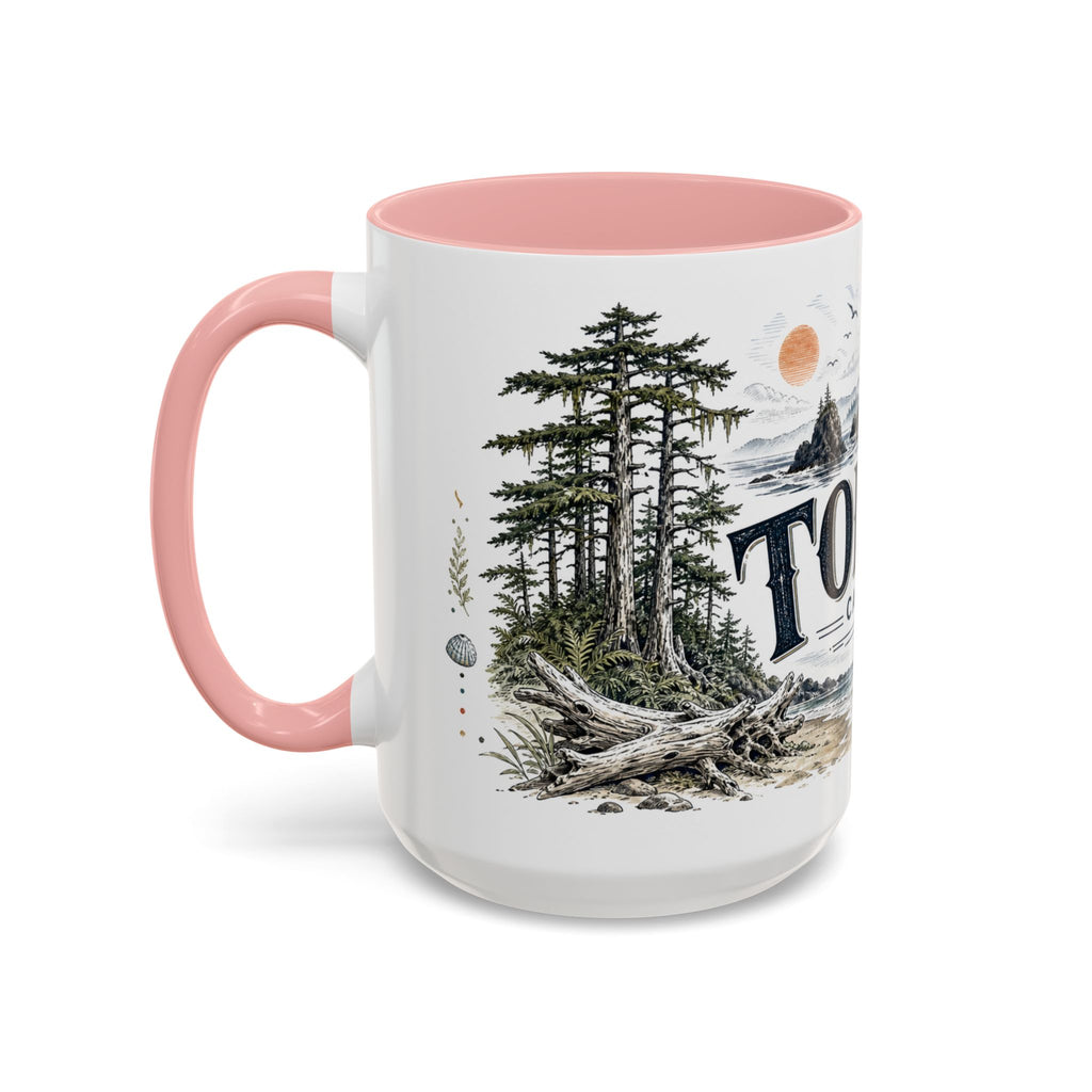 Tofino Mug, Canada Travel Souvenir, Bucket List Gift, Accent Ceramic Coffee Mug 11oz 15oz