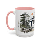 Tofino Mug, Canada Travel Souvenir, Bucket List Gift, Accent Ceramic Coffee Mug 11oz 15oz