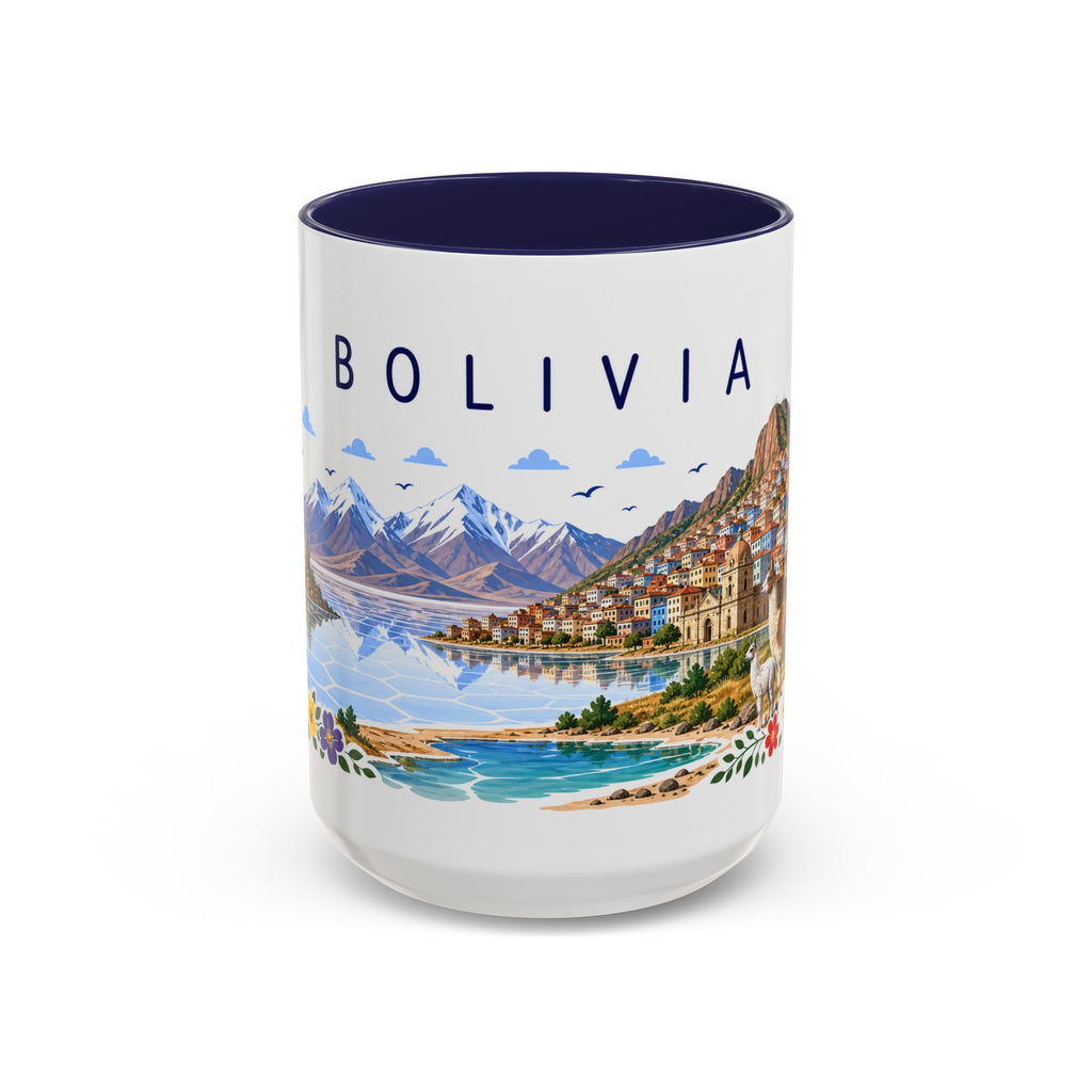 Bolivia Coffee Mug | Travel Souvenir Accent Mug | Place Gift Ceramic Cup 11oz 15oz