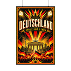 Germany World Cup Poster | Rally Fan Art Print | 2026 Soccer Wall Decor