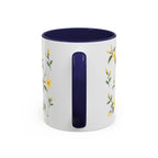 South Carolina Yellow Jessamine Mug, State Flower Floral Coffee Cup, 11oz Botanical Gift