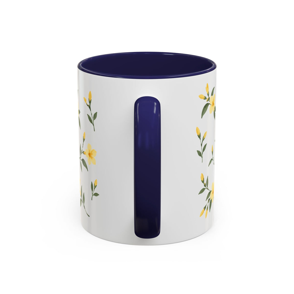 South Carolina Yellow Jessamine Mug, State Flower Floral Coffee Cup, 11oz Botanical Gift