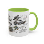 Black Canyon of the Gunnison National Park Coffee Mug | Colorado Deep Canyon Hiking Gift | Accent Color Ceramic 11oz 15oz