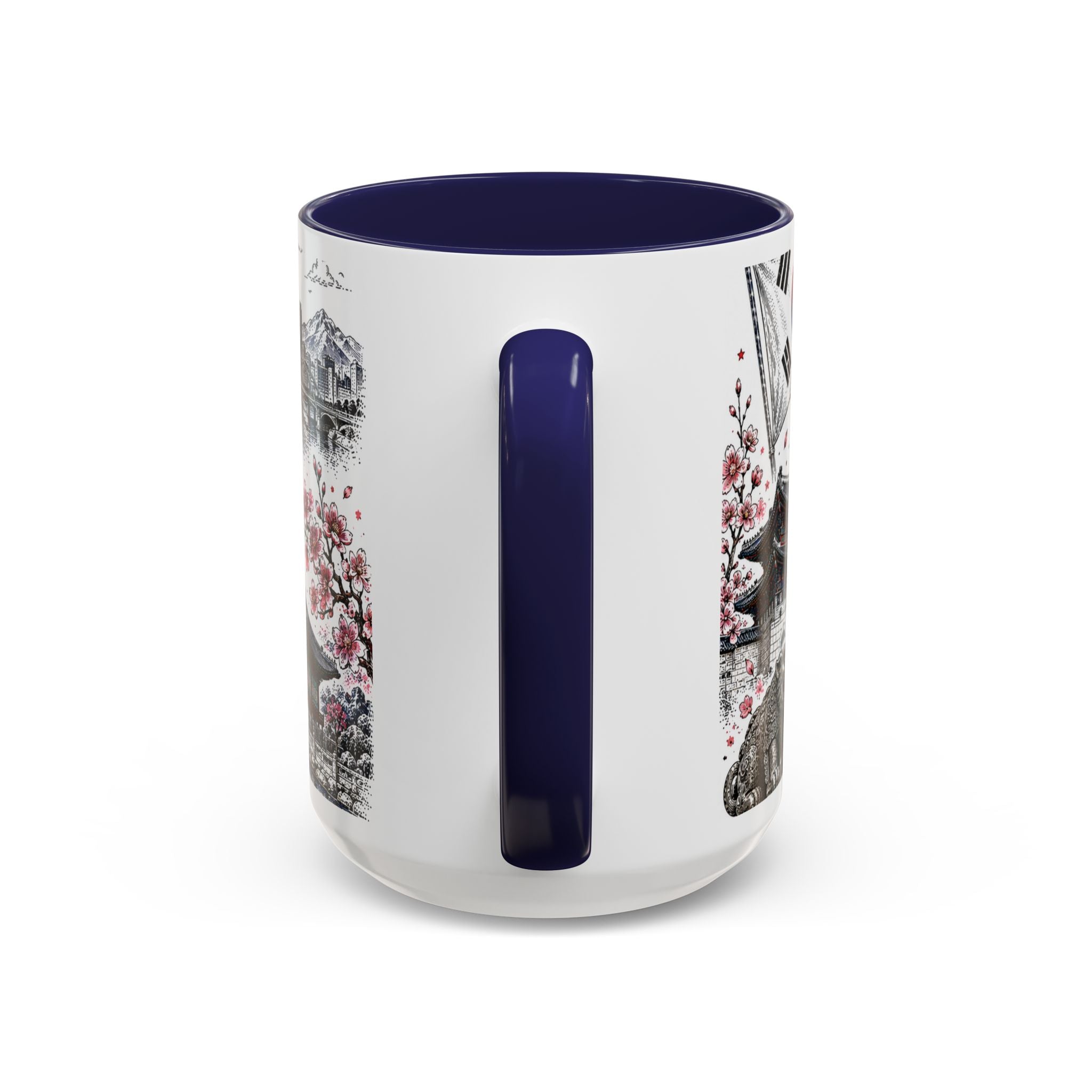 South Korea Soccer Coffee Mug | World Cup Fan Gift | Accent Color Ceramic 11oz 15oz Match Day Cup