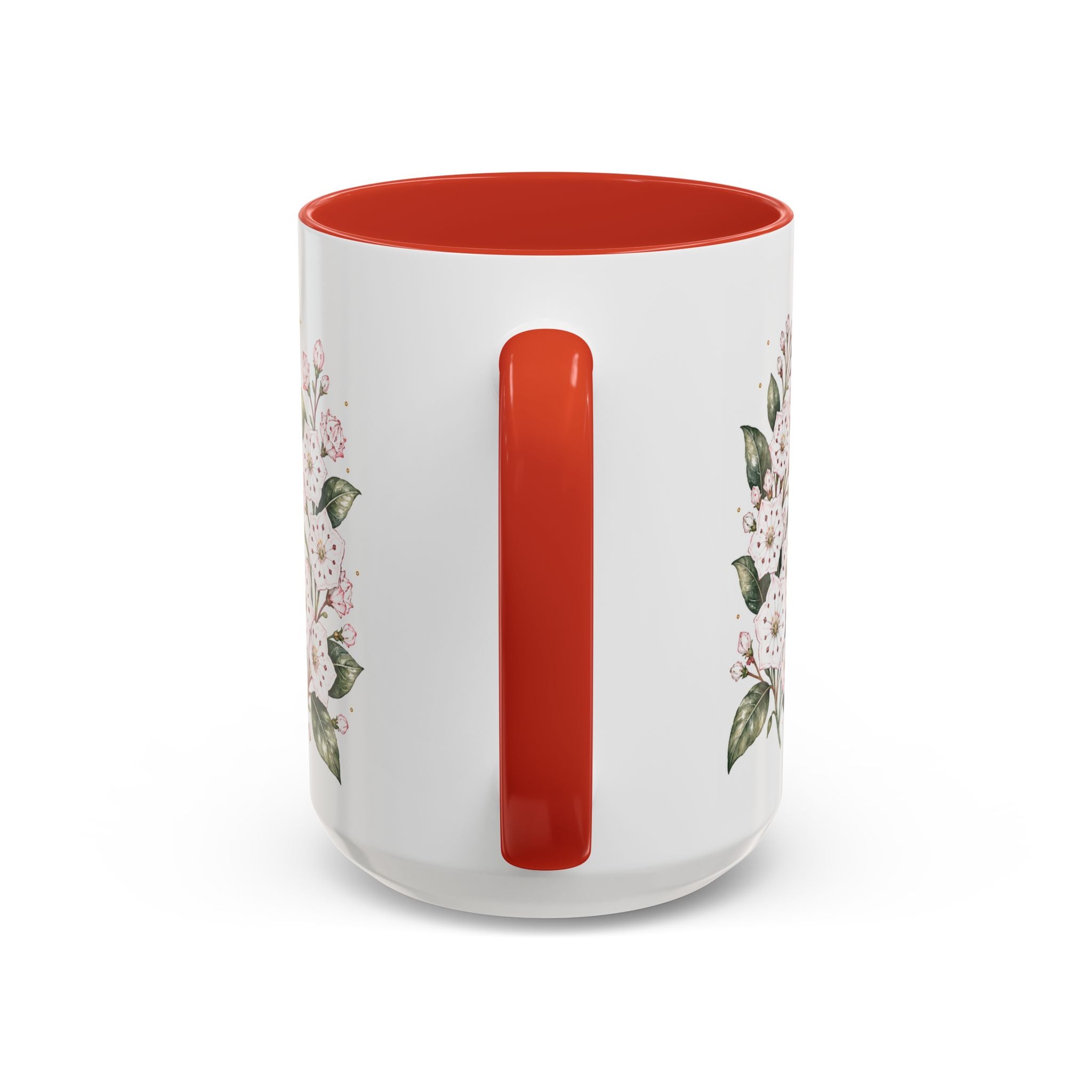 Connecticut State Map Mug | Botanical Accent Coffee Cup (11oz 15oz)