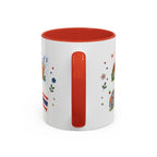 Bangkok Coffee Mug | Postage Stamp Collage Mug | Travel Souvenir Accent Cup 11oz 15oz