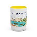 Sint Maarten Coffee Mug | Travel Souvenir Accent Mug | Country Gift Ceramic Cup 11oz 15oz