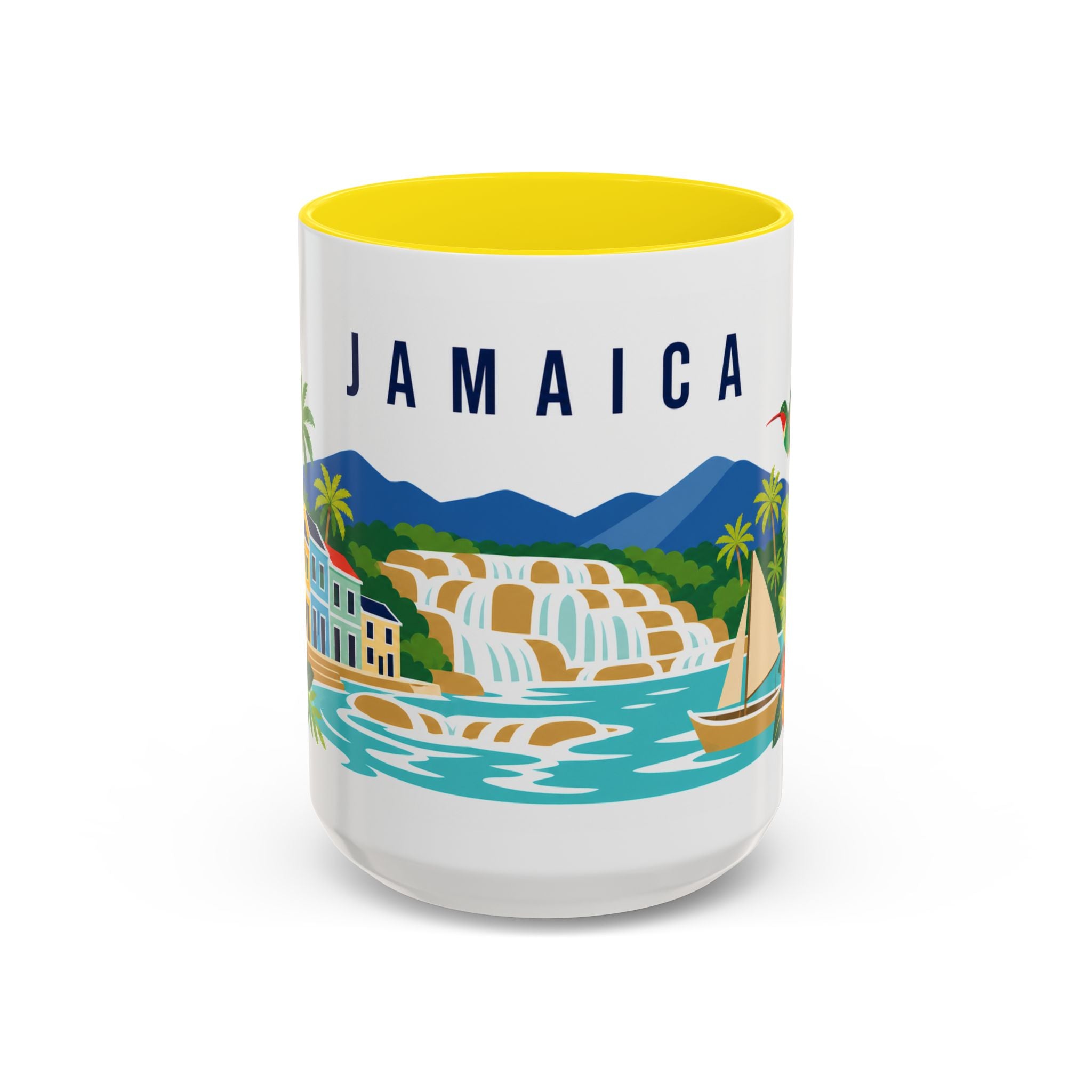Jamaica Coffee Mug | Travel Souvenir Accent Mug | Country Gift Ceramic Cup 11oz 15oz