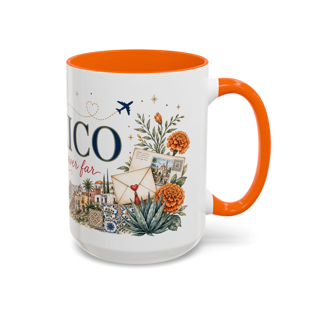Mexico Home Country Mug | Moving Away Gift | Long Distance Friendship | 11 oz 15 oz Accent Mug