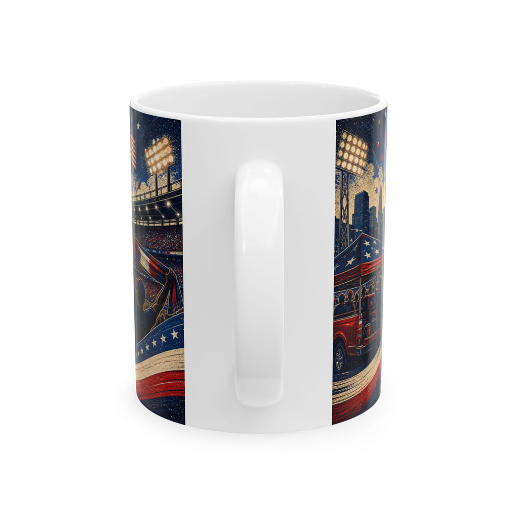 USA Soccer Spirit Coffee Mug | Soccer Fan Gift | Ceramic 11oz 15oz Match Day Cup