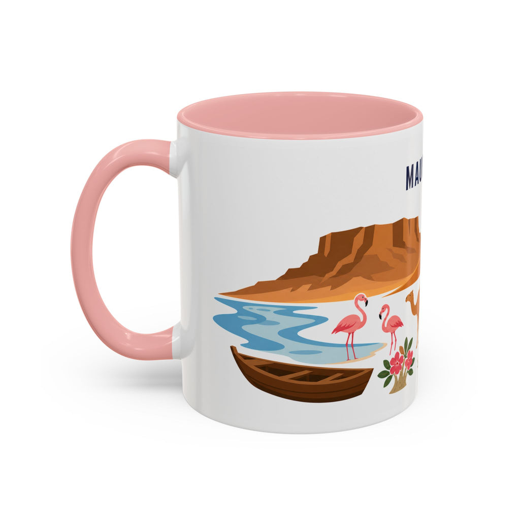 Mauritania Coffee Mug | Travel Souvenir Accent Mug | Country Gift Ceramic Cup 11oz 15oz