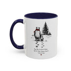 Any Man Can Be a Father Bear Dad Coffee Mug | Father's Day Gift | Accent Color Ceramic 11oz 15oz