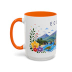 Ecuador Coffee Mug | Travel Souvenir Accent Mug | Place Gift Ceramic Cup 11oz 15oz
