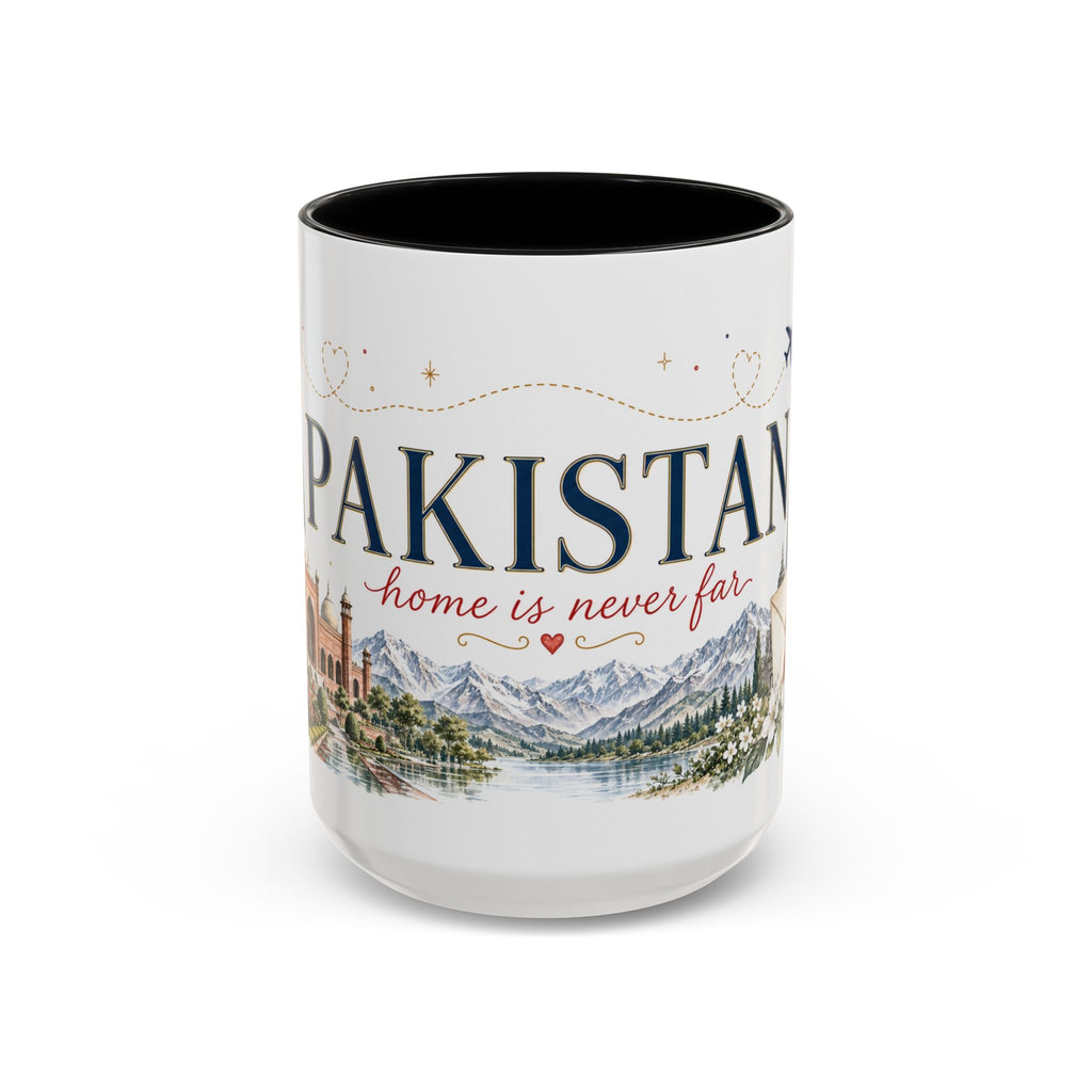 Pakistan Home Country Mug | Moving Away Gift | Long Distance Friendship | 11 oz 15 oz Accent Mug