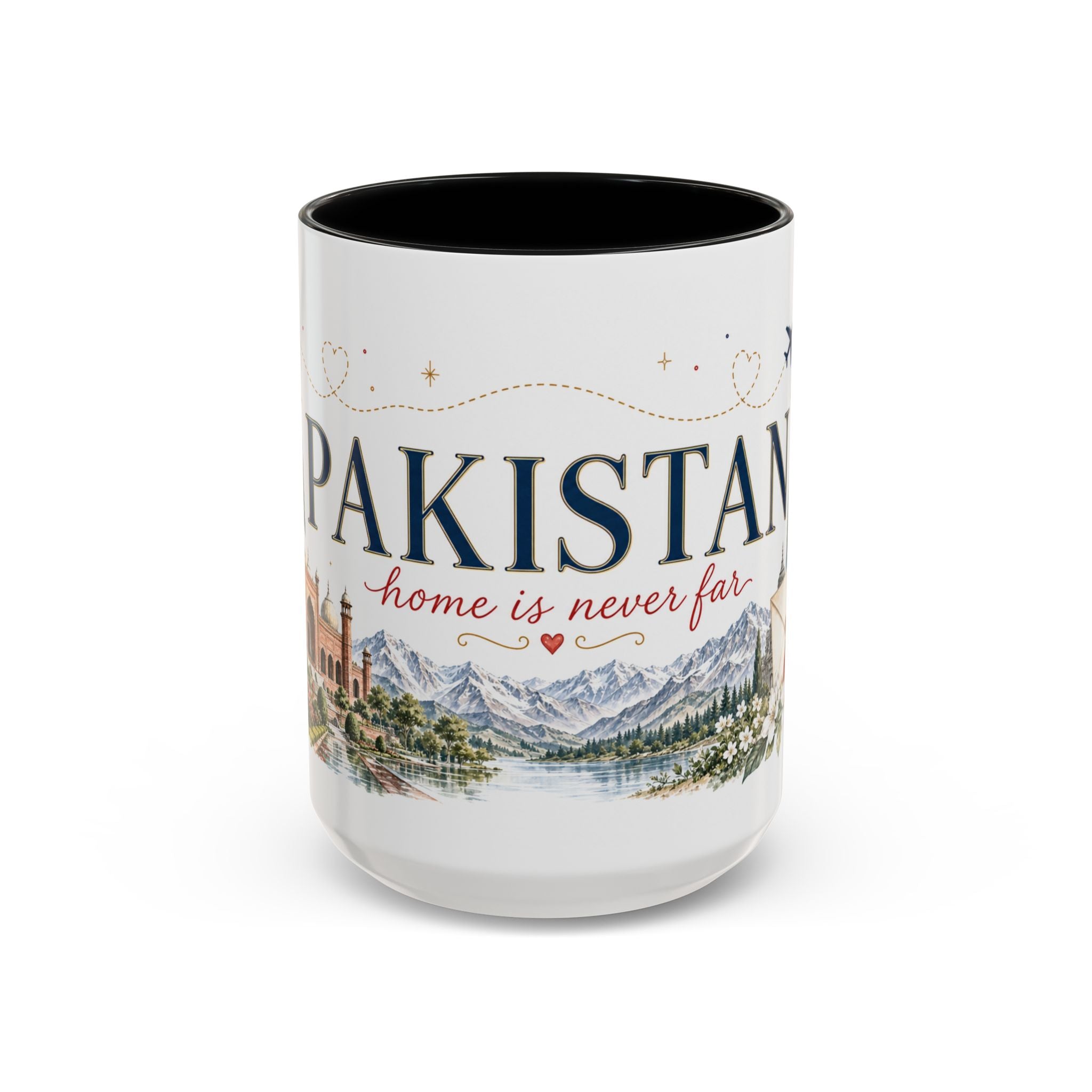 Pakistan Home Country Mug | Moving Away Gift | Long Distance Friendship | 11 oz 15 oz Accent Mug