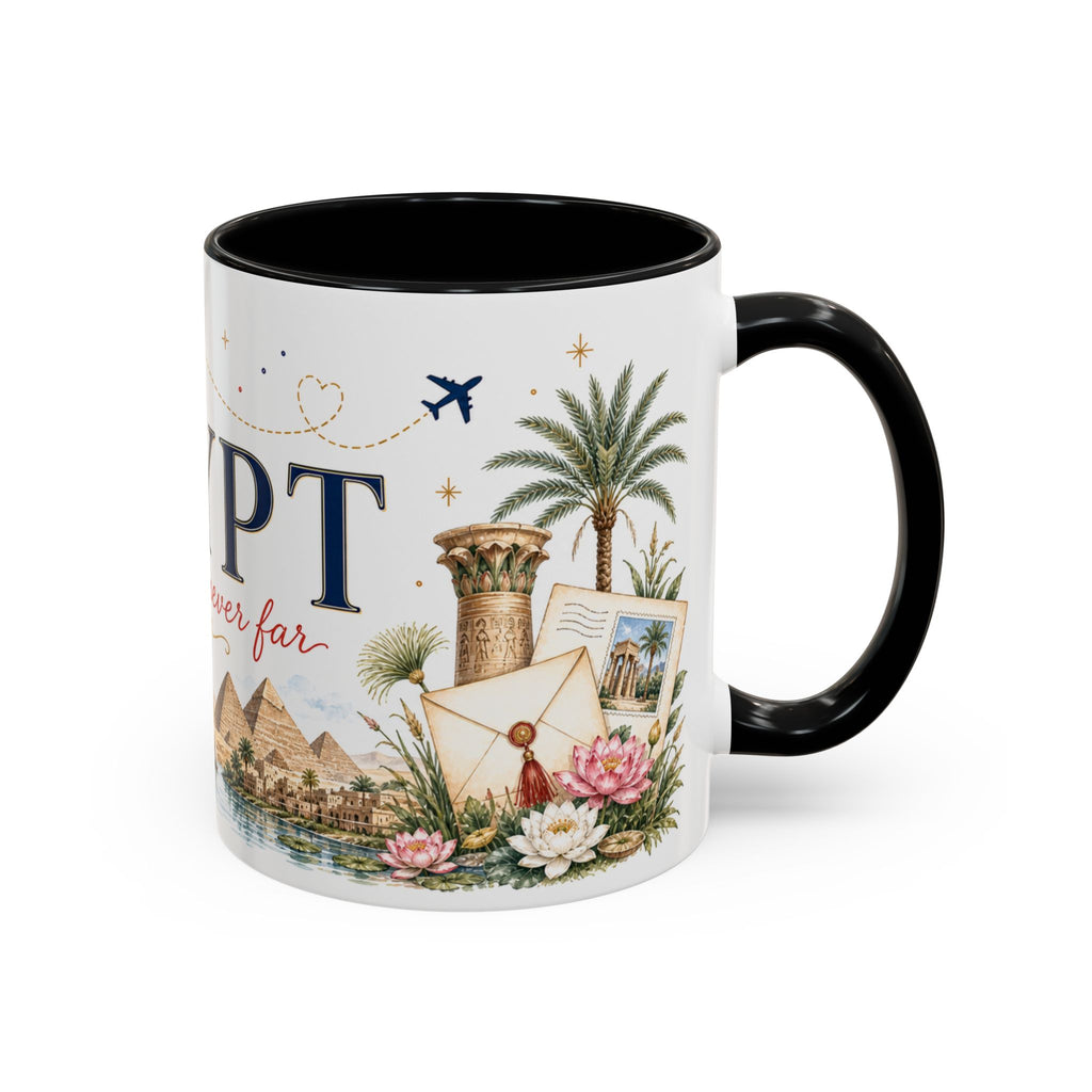 Egypt Home Country Mug | Moving Away Gift | Long Distance Friendship | 11 oz 15 oz Accent Mug