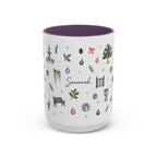 Savannah Christmas Mug | Watercolor City Souvenir, Travel Memories Cup