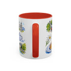 Salzburg Illustrated Travel Mug | City Souvenir Accent Coffee Mug | 11oz 15oz Ceramic Cup