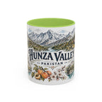 Hunza Valley Mug, Pakistan Travel Souvenir, Bucket List Gift, Accent Ceramic Coffee Mug 11oz 15oz