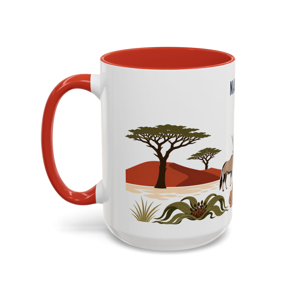 Namibia Coffee Mug | Travel Souvenir Accent Mug | Country Gift Ceramic Cup 11oz 15oz