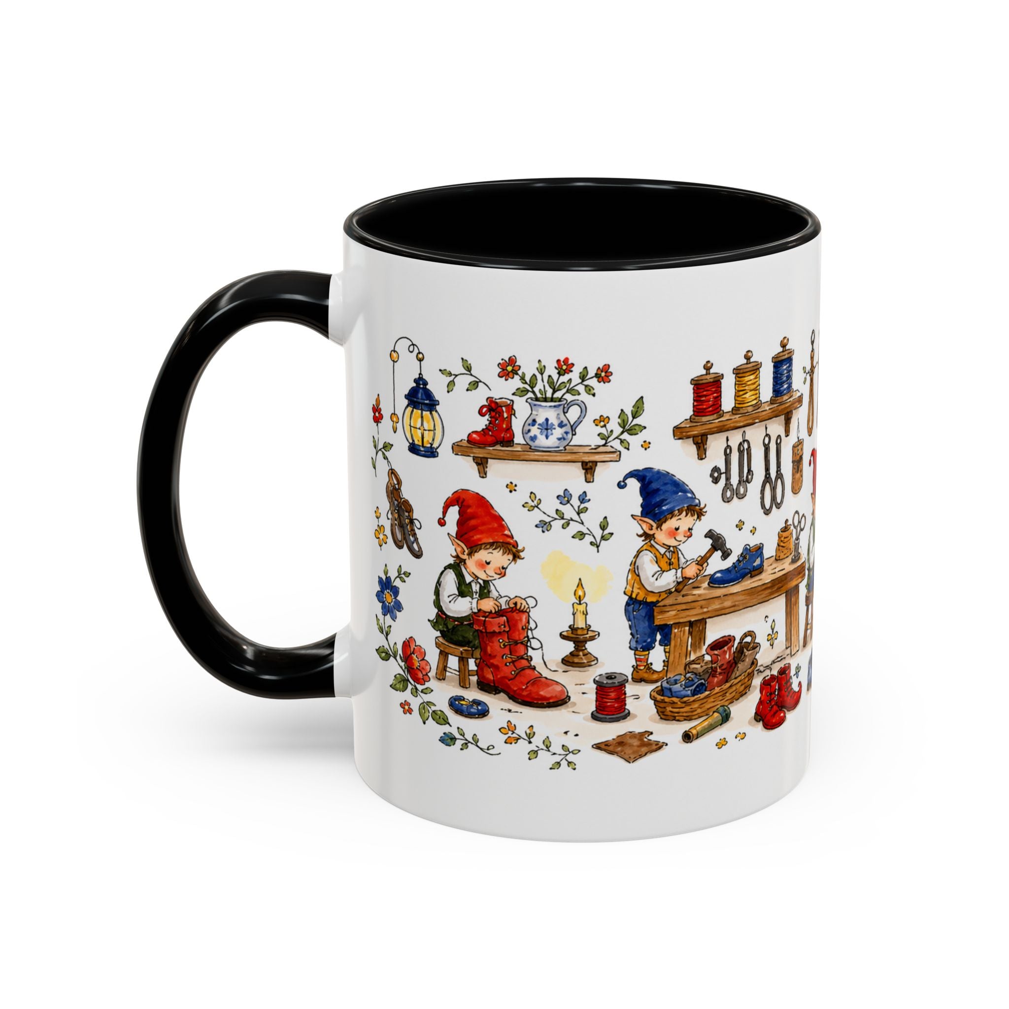Elves and the Shoemaker Mug | Storybook Accent Coffee Mug | EveryLegend