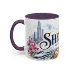 Shenzhen Coffee Mug | China Travel Souvenir | Vintage Illustrated City Gift | 11 oz 15 oz Accent Mug