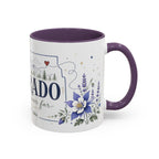 Colorado State Mug | Rocky Mountain Botanical Design | Moving Away Gift