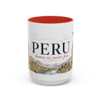 Peru Home Country Mug | Moving Away Gift | Long Distance Friendship | 11 oz 15 oz Accent Mug