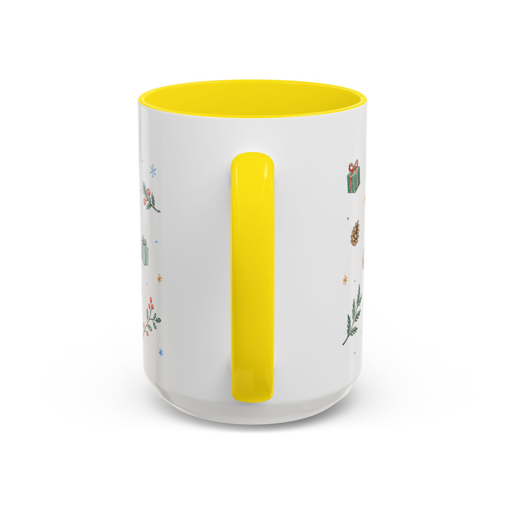 Rocky Mountain National Park Christmas Mug | Watercolor Travel Souvenir | Holiday Gift | Accent Ceramic Coffee Cup 11oz 15oz