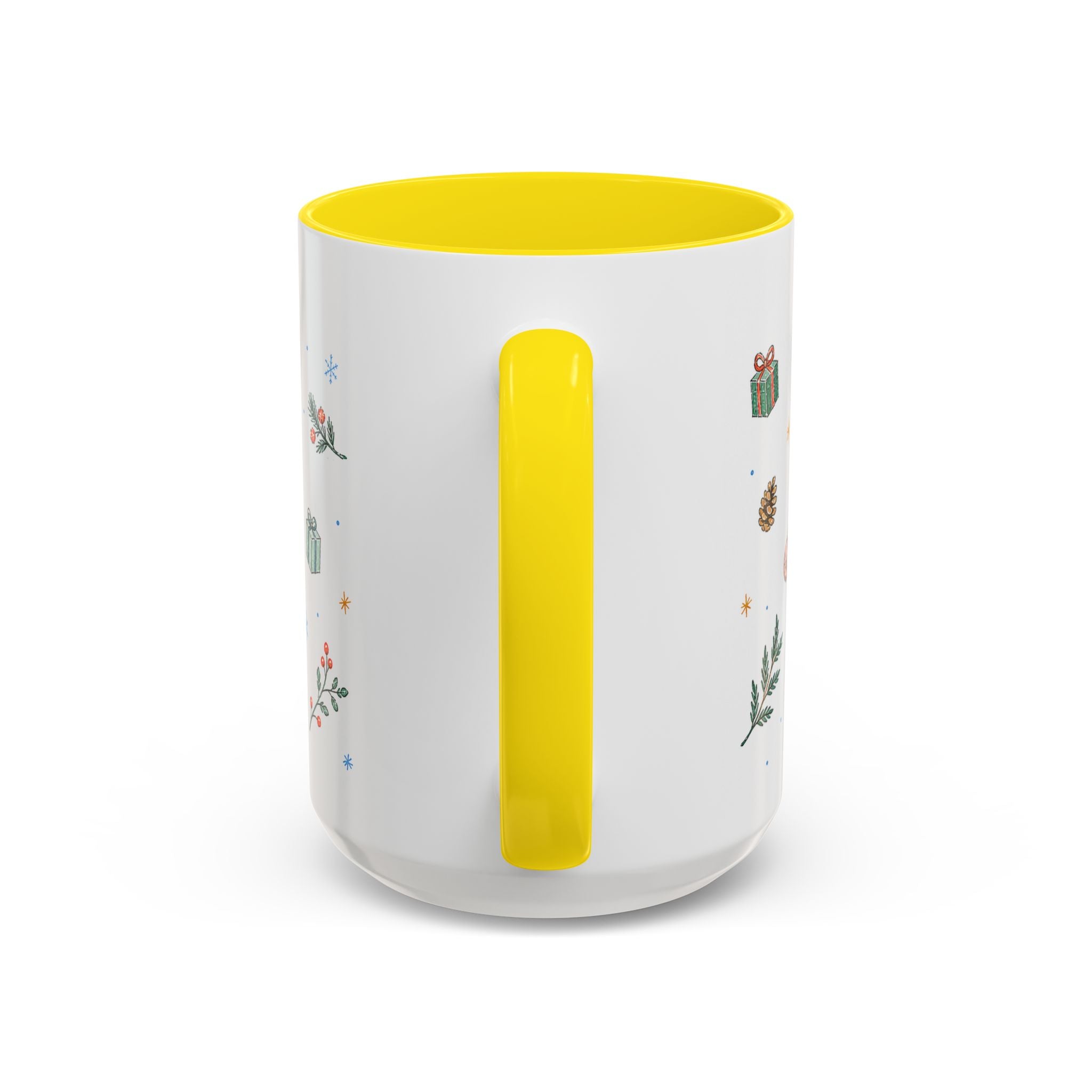 Rocky Mountain National Park Christmas Mug | Watercolor Travel Souvenir | Holiday Gift | Accent Ceramic Coffee Cup 11oz 15oz
