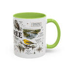 Congaree National Park Coffee Mug | South Carolina Forest Floodplain Gift | Accent Color Ceramic 11oz 15oz