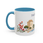 Thessaloniki Coffee Mug | Greece Travel Souvenir | Porcelain Decal City Gift | 11oz 15oz Accent Mug