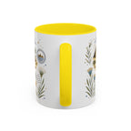 Pyramids of Giza Coffee Mug | Travel Destination Souvenir Gift | Accent Color Ceramic 11oz 15oz