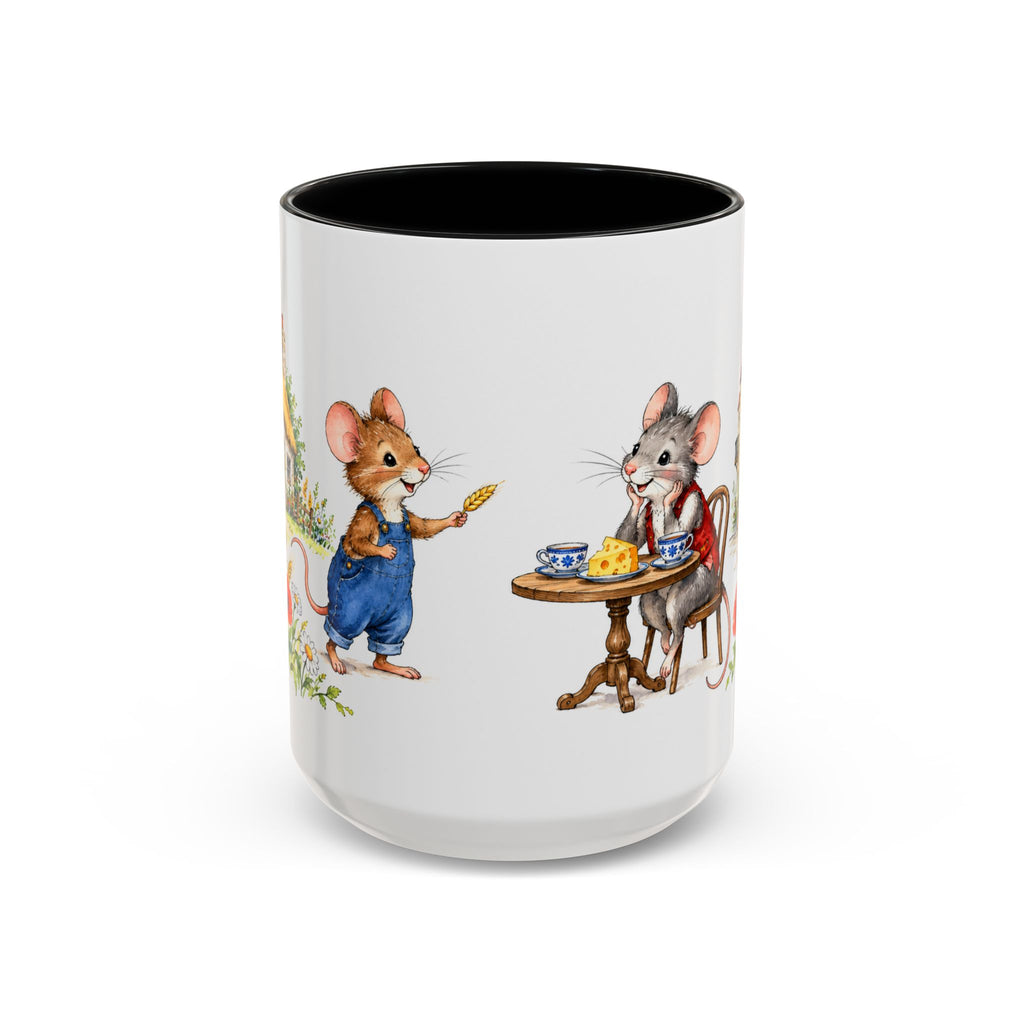 Town Mouse Country Mouse Mug | Storybook Tea Time Ceramic Mug (11oz/15oz)