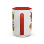 Ubud Illustrated Travel Mug | City Souvenir Accent Coffee Mug | 11oz 15oz Ceramic Cup