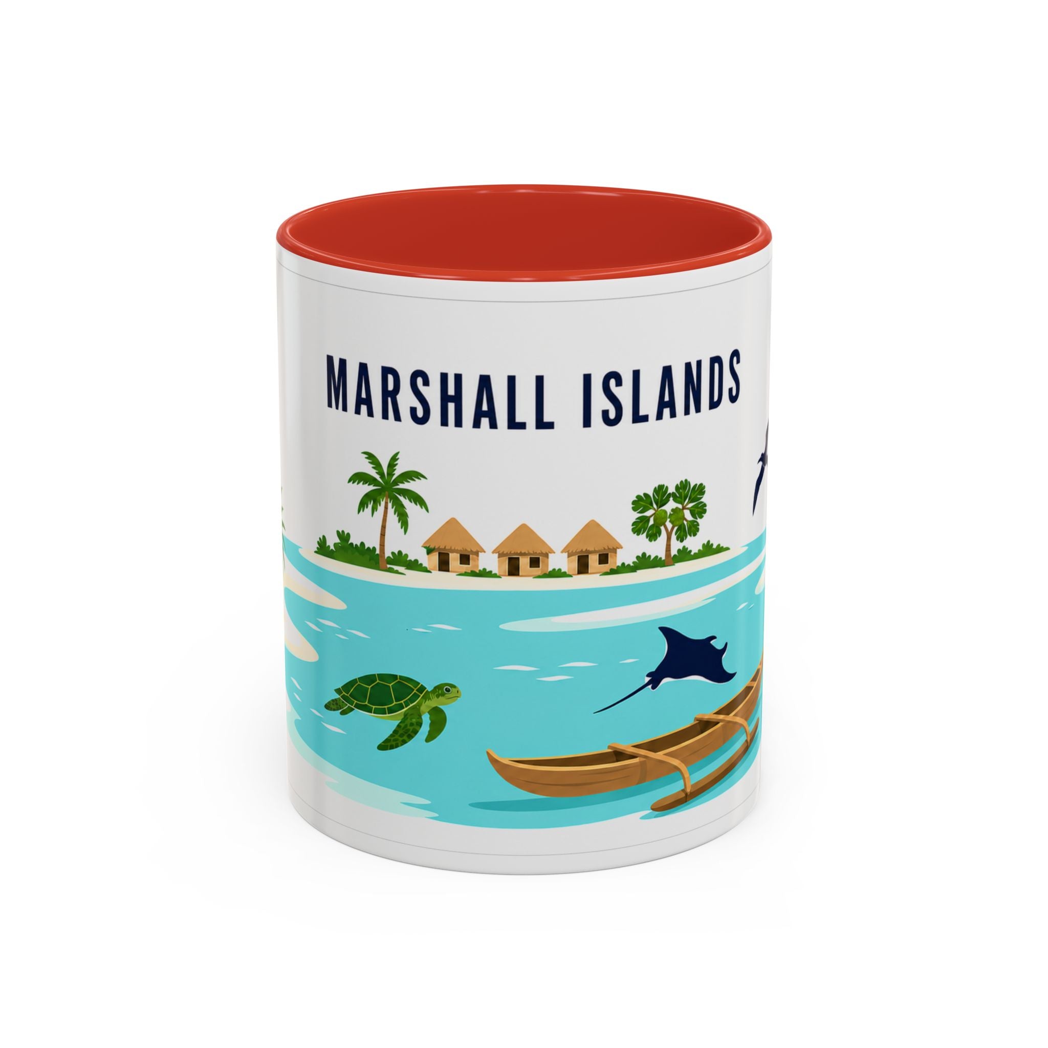 Marshall Islands Coffee Mug | Travel Souvenir Accent Mug | Country Gift Ceramic Cup 11oz 15oz