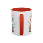 Great Barrier Reef Coffee Mug | Travel Destination Souvenir Gift | Accent Color Ceramic 11oz 15oz