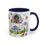 Istanbul Travel Mug | European City Souvenir Accent Coffee Mug | 11oz 15oz Ceramic Cup