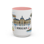 Bordeaux Illustrated Travel Mug | City Souvenir Accent Coffee Mug | 11oz 15oz Ceramic Cup