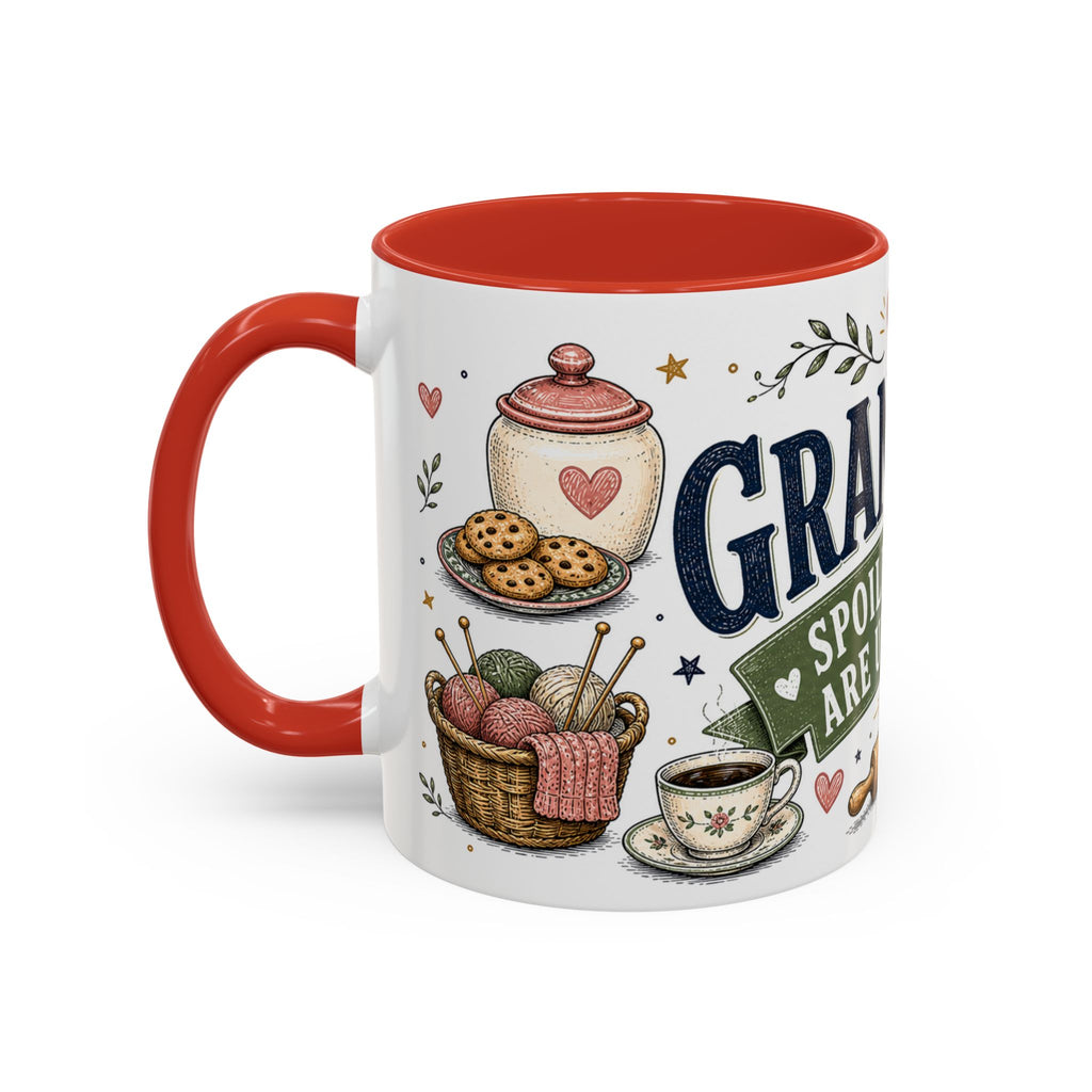 Grandma's Spoiling Skills Are Unmatched Coffee Mug | Funny Gift From Grandkids | Accent Ceramic 11oz 15oz