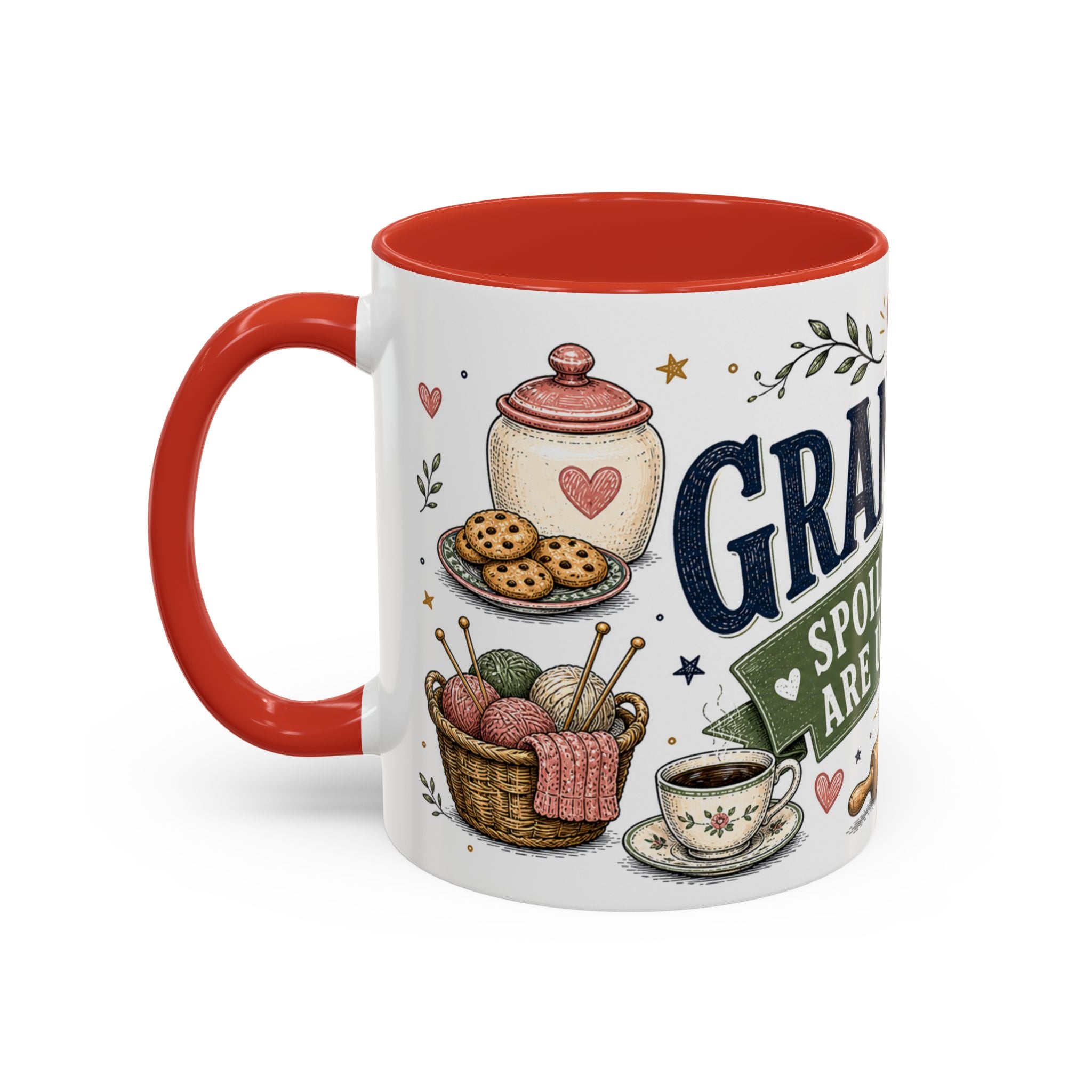 Grandma's Spoiling Skills Are Unmatched Coffee Mug | Funny Gift From Grandkids | Accent Ceramic 11oz 15oz