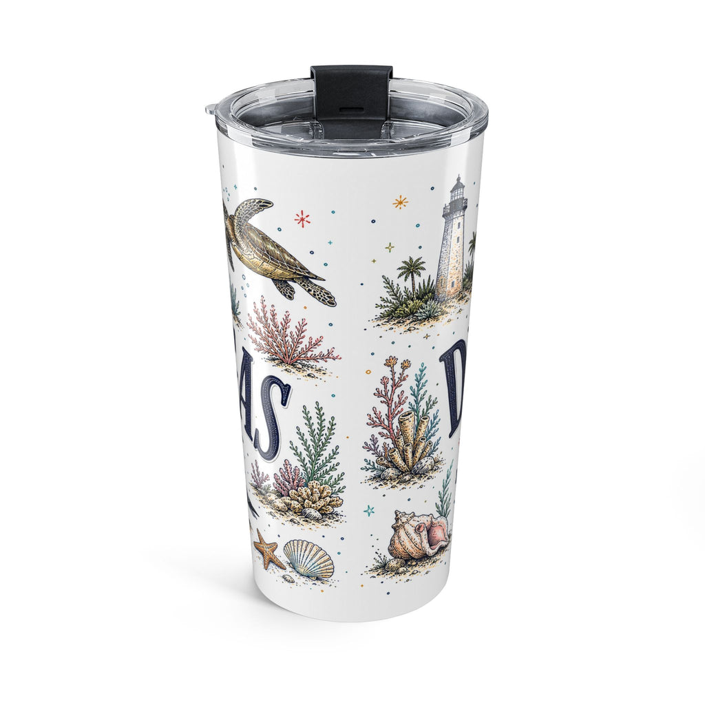 Dry Tortugas National Park 20oz Tumbler | Florida Island Fort Snorkeling Gift | Insulated Stainless Steel Travel Cup